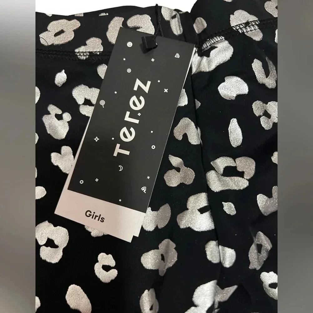 NWT‎ Girls Terez Foil Printed Leggings